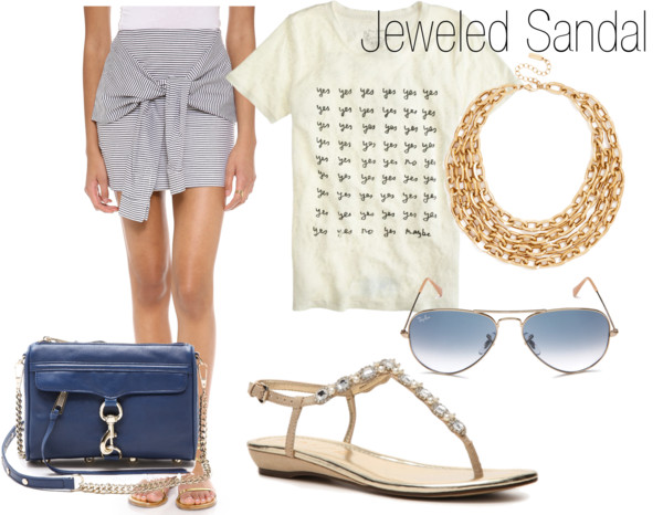 DSW Jeweled Sandal