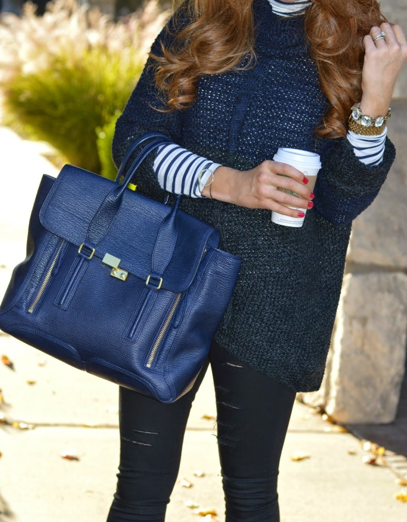 navy and grey