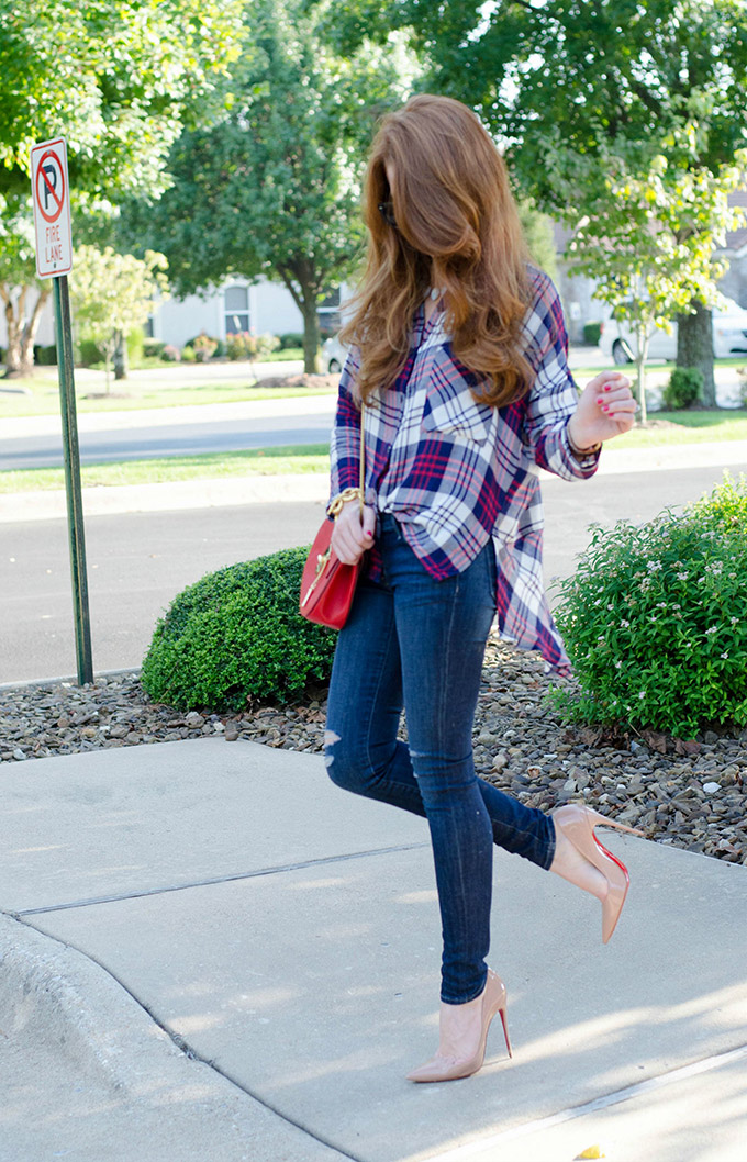 plaid-top-and-skinny-jeans