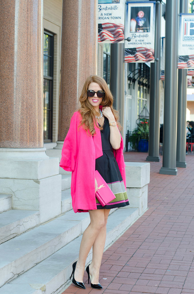 hot-pink-coat-and-tweed-dress