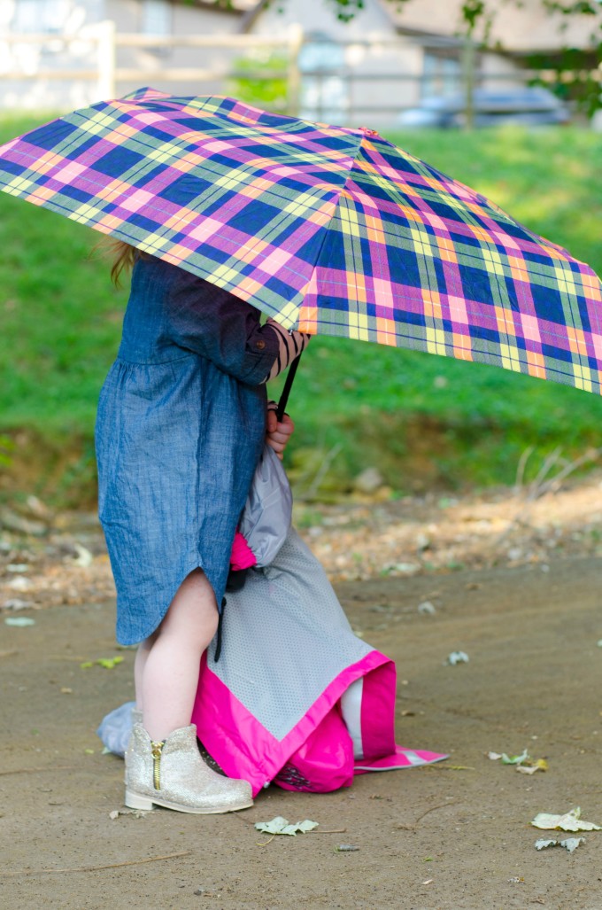 olivia rain jacket and umbrella