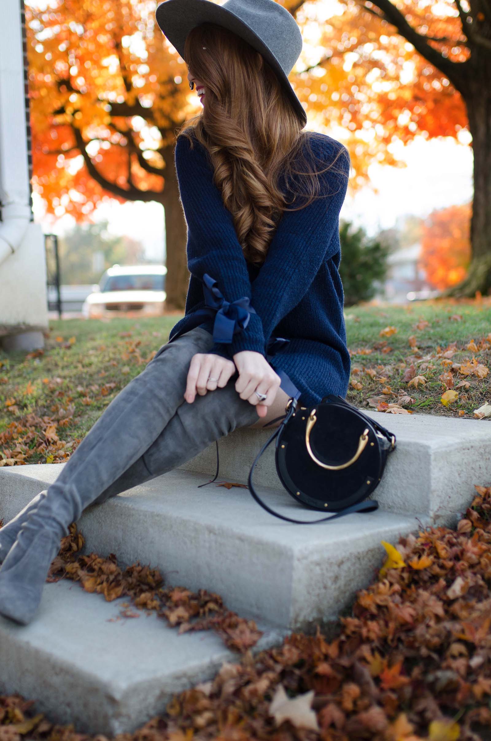 fall-blogger-outfit-pinterst-fall-outfit-nordstrom-swaeter-dress-red-head-blogger